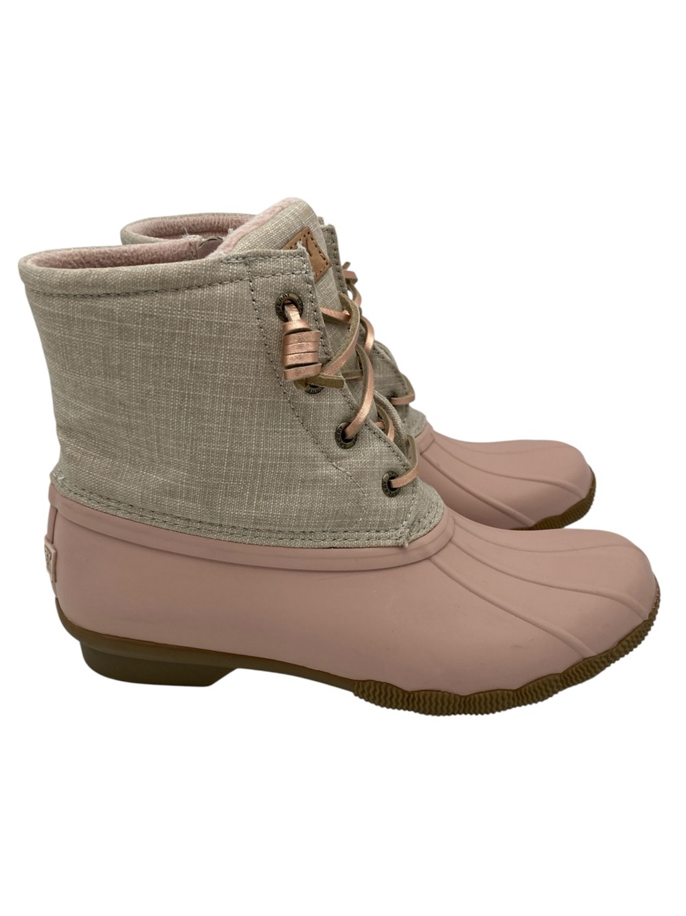 Sperry Saltwater Duck Boots in Oat Rose